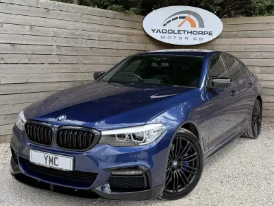 Used BMW 530e M Sport 252 HP (185 kW) 2019 Blue Sedan