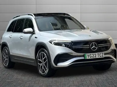 Used Mercedes EQB300 AMG Line Premium 167 kW (228 HP) 2022 Iridium silver SUV