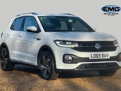 White Used 2019 VW T-Cross R-line SUV | £16,695 (Fair price)