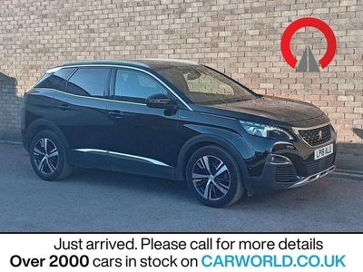 Used Peugeot 3008 GT-line 130 HP (95 kW) 2018 Black SUV