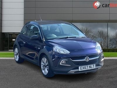 used Vauxhall Adam 1.0 ROCKS AIR START/STOP 3d 113 BHP DAB Radio, Bluetooth, Electric Opening Roof, Cruise Control, Electric Mirrors Pump Up The Blue, 17-Inch Alloys