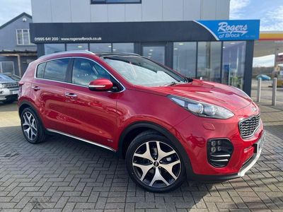 Used Kia Sportage GT-Line S 177 HP (130 kW) 2017 Red SUV