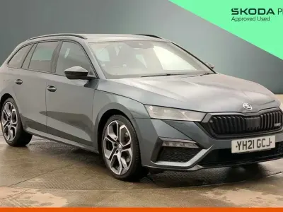 Used Skoda Octavia vRS 196 HP (144 kW) 2021 Grey Estate