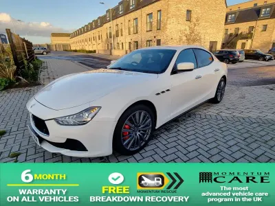 Used Maserati Ghibli 275 HP (202 kW) 2015 White Sedan