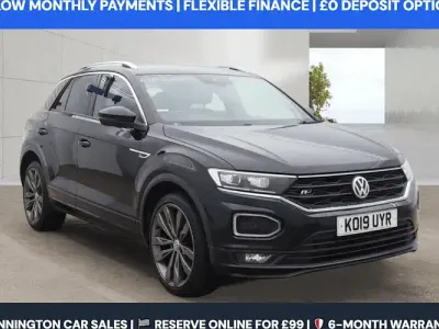 Used VW T-Roc R-line 150 HP (110 kW) 2019 Black SUV