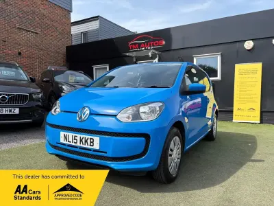 Used VW up! move up! 60 HP (44 kW) 2015 Blue Hatchback