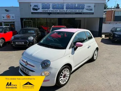 Used Fiat 500 Pop Star 69 HP (50 kW) 2016 White Hatchback