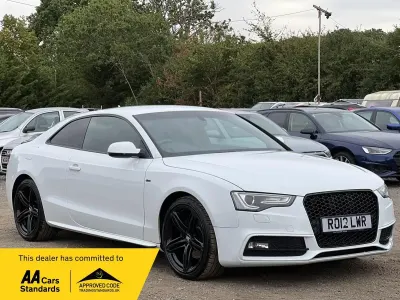 Used Audi A5 S-Line 245 HP (180 kW) 2012 White Coupe
