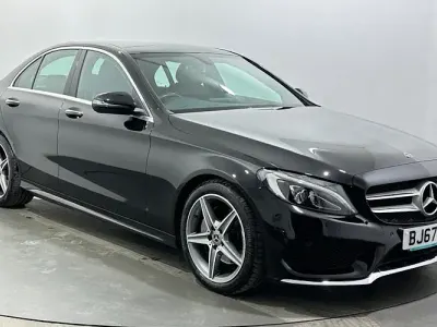 Used Mercedes C220 AMG Line Premium 170 HP (125 kW) 2017 Black Sedan
