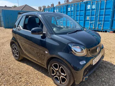 Used Smart ForTwo Cabrio Prime 71 HP (52 kW) 2017 Black Cabriolet