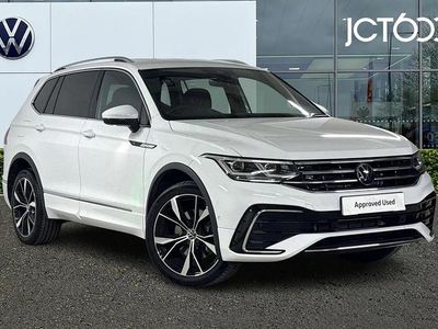 White Used 2024 VW Tiguan Allspace R-line SUV | £34,634 (A bit pricey)