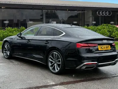 Used Audi A5 S-Line 204 HP (150 kW) 2024 Black Hatchback