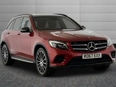 Used Mercedes GLC250 AMG line 204 HP (150 kW) 2017 Red SUV