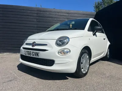 Used Fiat 500 Pop 69 HP (50 kW) 2016 White Hatchback