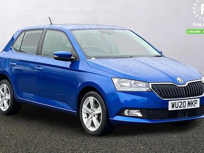 Used Skoda Fabia SE L 95 HP (69 kW) 2020 Blue Hatchback