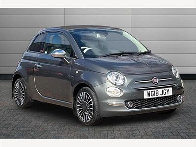 Used Fiat 500C Lounge 105 HP (77 kW) 2018 Grey Cabriolet