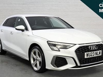 White Used 2023 Audi A3 e-tron S-Line Hatchback | £18,555 (Fair price)