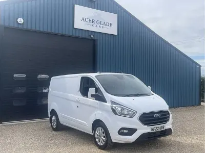 Used Ford Transit Custom Limited 130 HP (95 kW) 2022 Frozen white (solid paint) Van