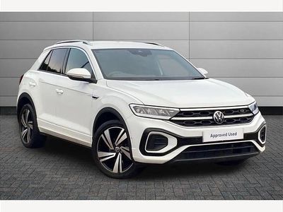 White Used 2022 VW T-Roc R-line SUV | £21,395 (Fair price)