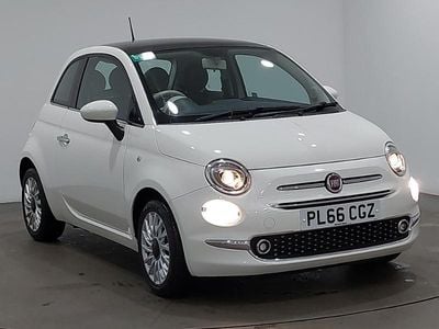 Used Fiat 500 Lounge 69 HP (50 kW) 2016 White Hatchback