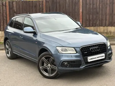 Usado Audi Q5 S-line plus 190 HP (139 kW) 2016 Azul SUV