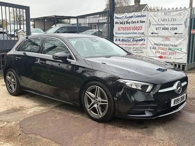 Used Mercedes A220 AMG line 190 HP (139 kW) 2019 Black Hatchback
