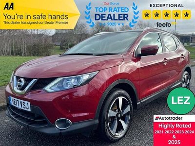 Used Nissan Qashqai N-Connecta 110 HP (80 kW) 2017 Red SUV