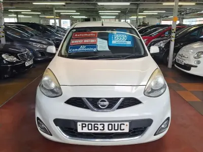 Used Nissan Micra Acenta 80 HP (58 kW) 2013 White Hatchback