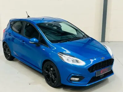 Second-hand Ford Fiesta ST-Line X 140 CP (102 kW) 2019 Albastru Hatchback