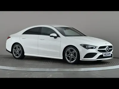 Used Mercedes CLA180 AMG line 2021 White Coupe