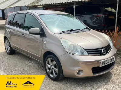 Used Nissan Note N-TEC 88 HP (64 kW) 2010 Beige Hatchback