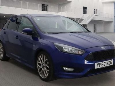 Used Ford Focus ST-Line 140 HP (102 kW) 2017 Blue Hatchback