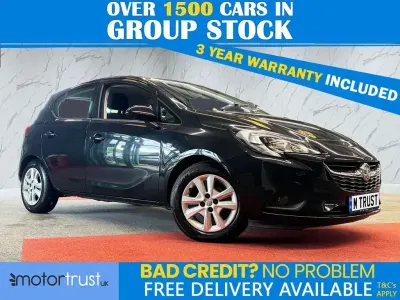 Used Vauxhall Corsa Design Edition 90 HP (66 kW) 2018 Black Hatchback