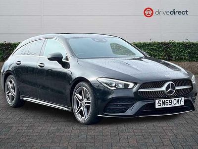 Used Mercedes CLA200 Shooting Brake AMG line 2020 Black Estate