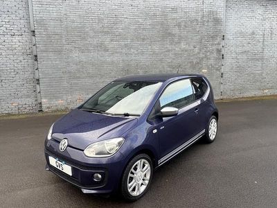 Begagnad VW up! CLUB 75 HK (55 kW) 2015 Blå Halvkombi