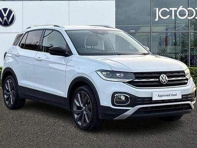 Used VW T-Cross Edition 115 HP (84 kW) 2019 White SUV