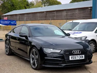Used Audi A7 Sportback Black Edition 272 HP (200 kW) 2017 Black Hatchback