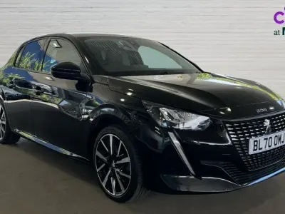 Used Peugeot 208 Allure 100 HP (73 kW) 2020 Black Hatchback