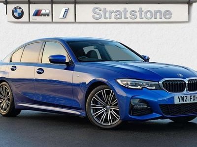 Blue Used 2021 BMW 330 M Sport | £23,491 (Good price)