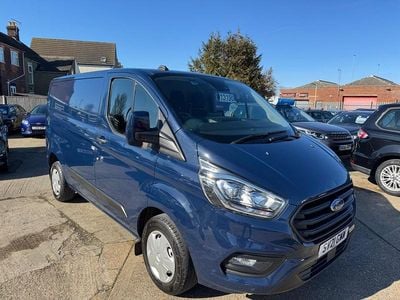 Used Ford Transit Custom Trend 105 HP (77 kW) 2021 Blue Van