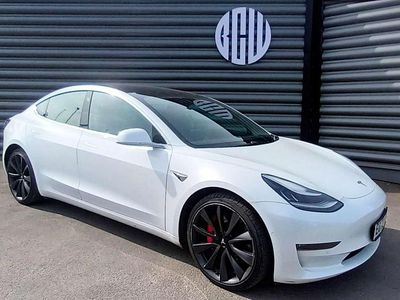 Used Tesla Model 3 Performance 461 kW (627 HP) 2020 White Sedan