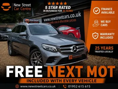 Used Mercedes GLC250 AMG Line Premium 204 HP (150 kW) 2018 Grey SUV