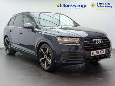 Used Audi Q7 Black Edition 286 HP (210 kW) 2019 Blue SUV