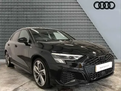 Used Audi A3 Black Edition 147 HP (108 kW) 2023 Black Sedan
