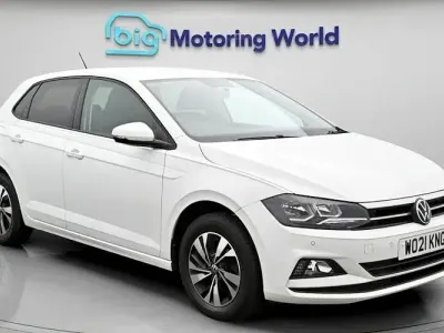 Begagnad VW Polo Match 80 HK (58 kW) 2021 Vit Halvkombi