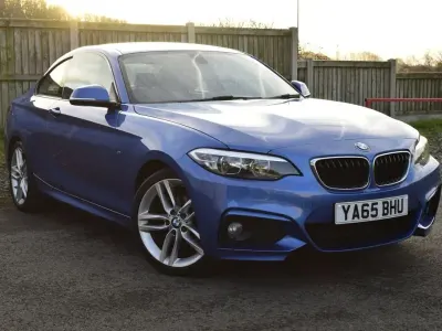 Usado BMW 218 M Sport 136 CV (100 kW) 2015 Azul Coupe