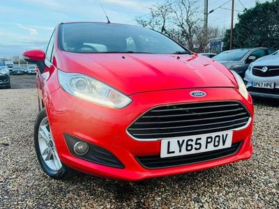 Used Ford Fiesta Zetec 2016 Red Hatchback