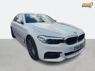 White Used 2018 BMW 520 M Sport Sedan | £14,695 (Fair price)