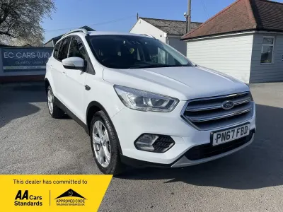 Second-hand Ford Kuga Titanium 150 CP (110 kW) 2017 Alb SUV