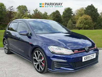 Used VW Golf VII GTI 340 HP (250 kW) 2019 Blue Hatchback